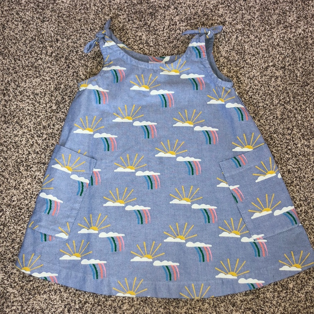 Hanna Andersson girls’ 3/90cm summer swing dress